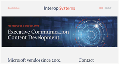 Desktop Screenshot of interopsystems.com