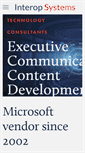 Mobile Screenshot of interopsystems.com
